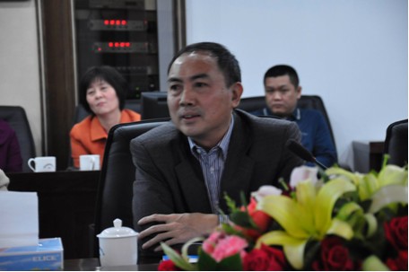 2012年02月23日 國家、省統(tǒng)計局一套表聯(lián)網直報工作督導組領導蒞臨金裕集團檢查指導工作